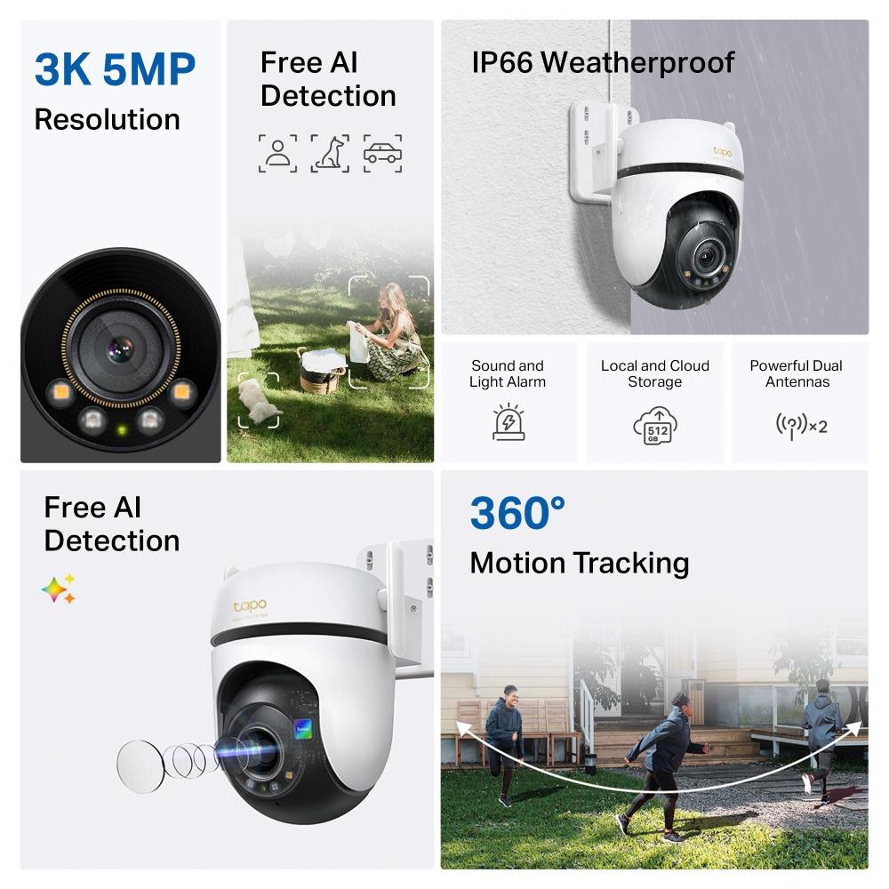 WRL CAMERA PAN/TILT/TAPO C530WS TP-LINK - Image 5