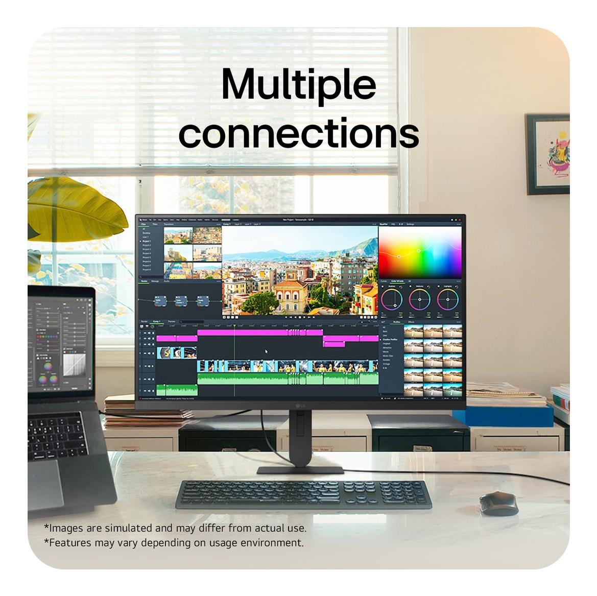 LCD Monitor LG 27 " 3840 x 2160 pixels 4K Ultra HD Native aspect ratio 16:9 LCD Flat 27U710B-B - Image 7