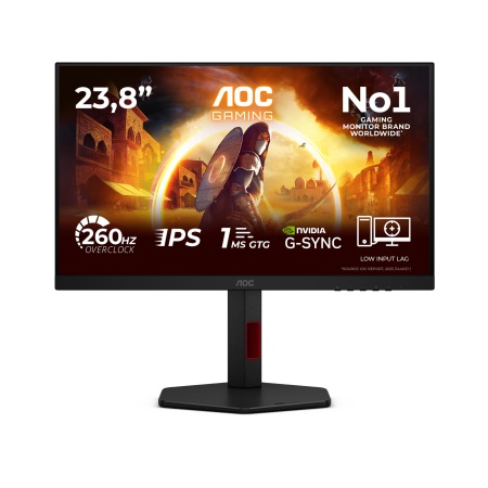 LCD Monitor AOC 23.8 " 1920 x 1080 pixels Full HD Native aspect ratio 16:9 LED Flat 24G4ZR