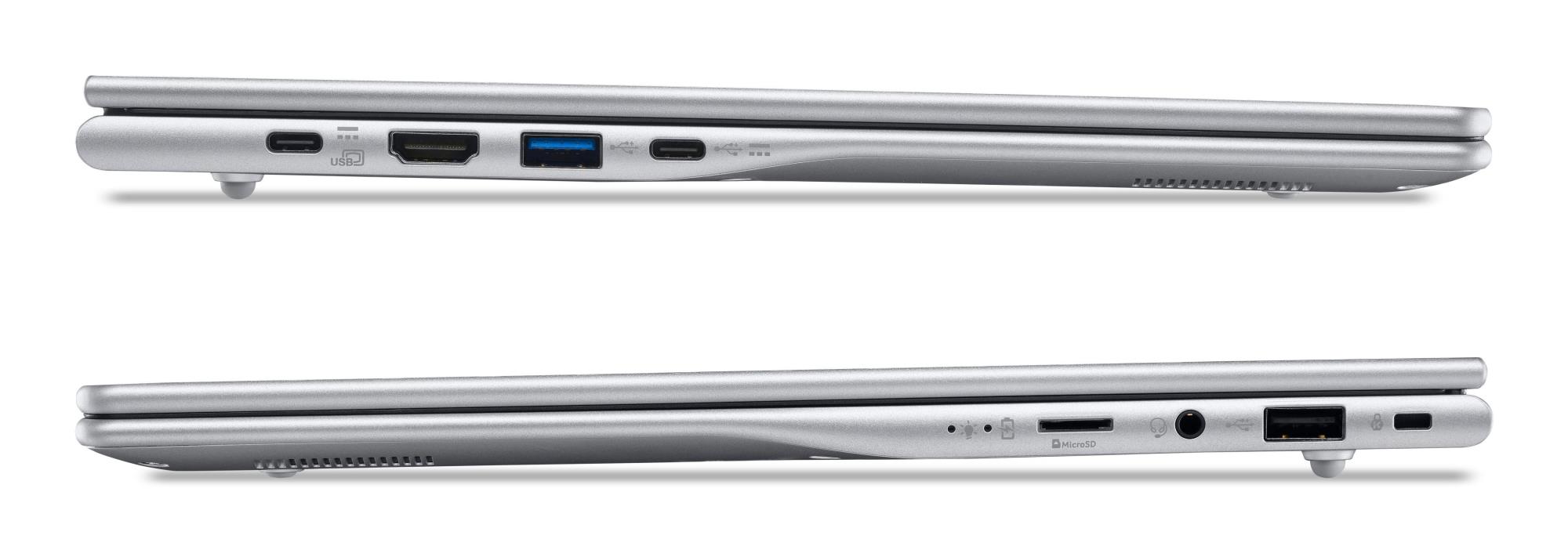 Notebook ACER CPU AMD RyzenT 3 5400U 2.6 GHz 15.6 " 1920 x 1080 pixels RAM 8 GB DDR4-SDRAM SSD 512 GB Discrete graphics Not available On-board graphics Yes Numeric keypad Yes Keyboard language US International OS installed Windows 11 Home Colour Silver Weight 1.45 kg NX.JXMEL.001 - Image 4