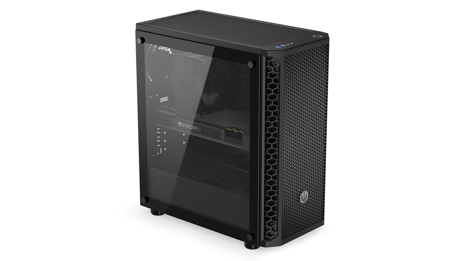 Case ENDORFY Signum 300 Air MidiTower Case product features Transparent panel Not included ATX MicroATX MiniITX Colour Black EY2A005 - Image 5