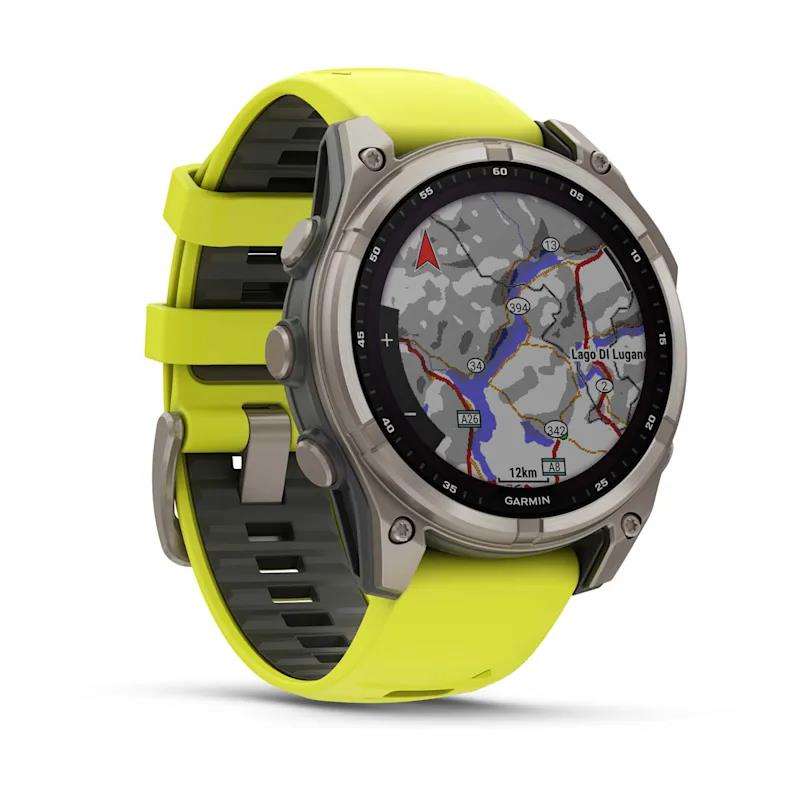 SMARTWATCH FENIX 8 SAPP. SOLAR/YELLOW 010-02906-21 GARMIN - Image 3