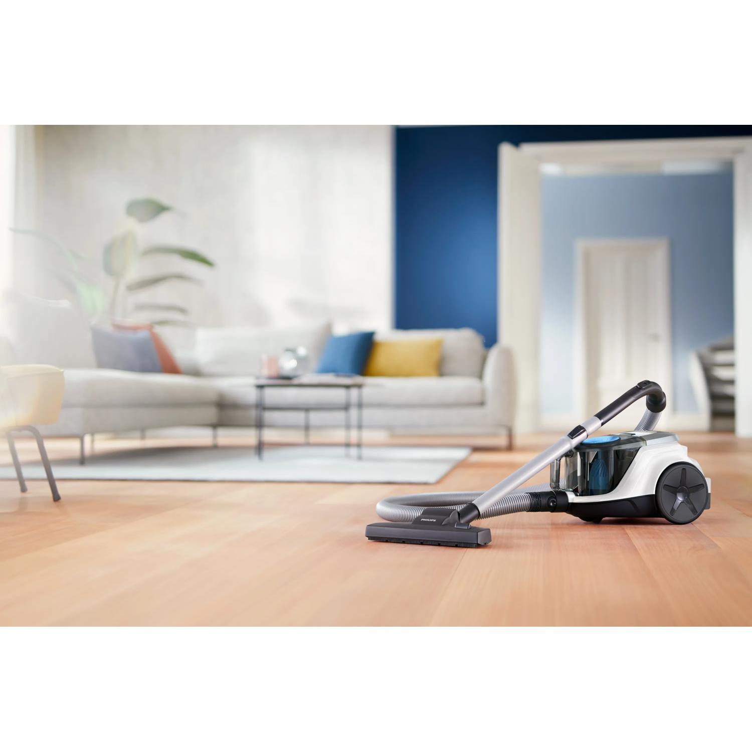 Vacuum Cleaner PHILIPS Bagless 850 Watts Capacity 1.3 l Noise 77 dB Blue/ White Weight 4 kg XB2122/09 - Image 9