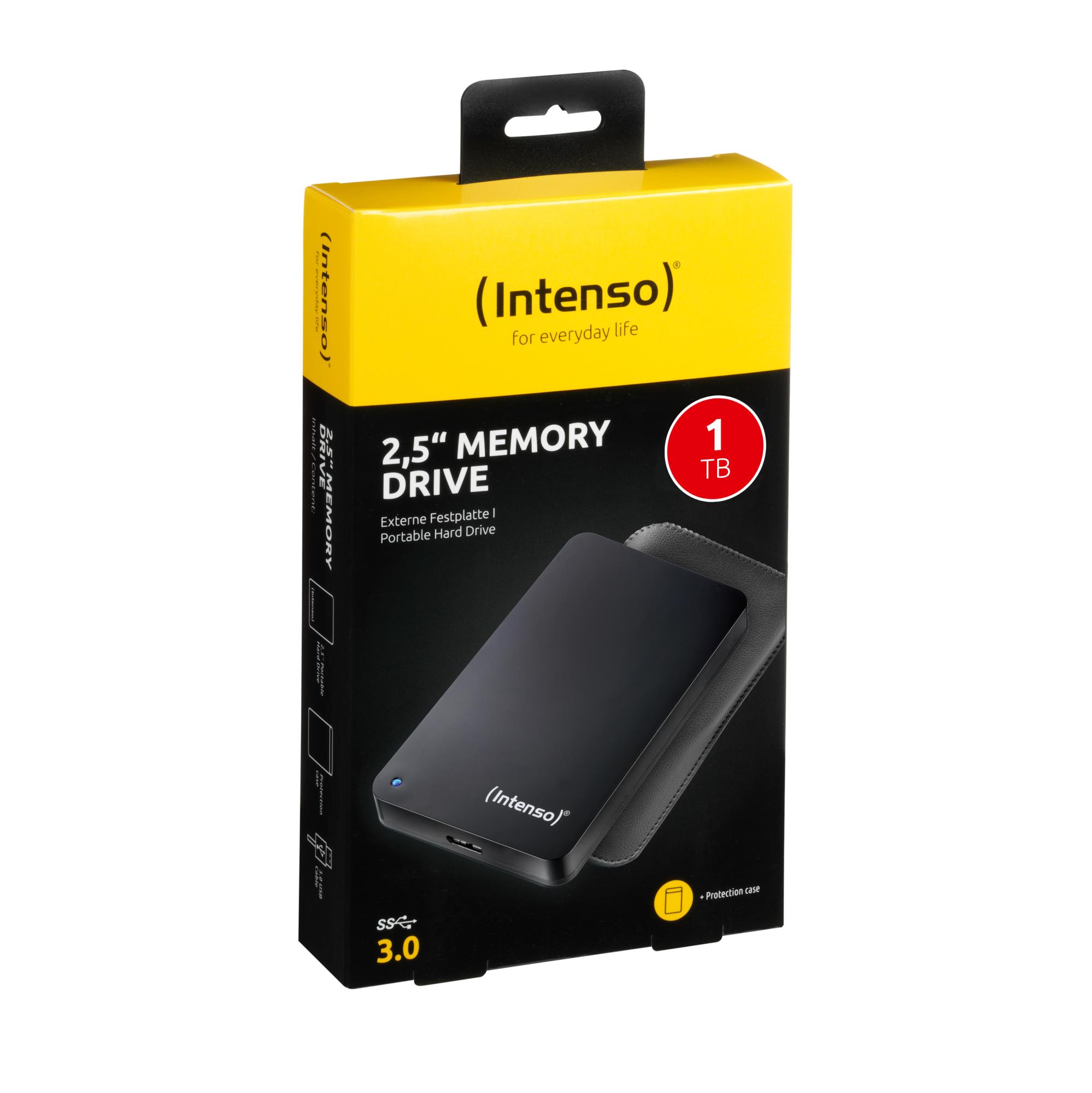 External HDD INTENSO 6023560 1TB USB 3.0 Colour Black 6023560 - Image 3