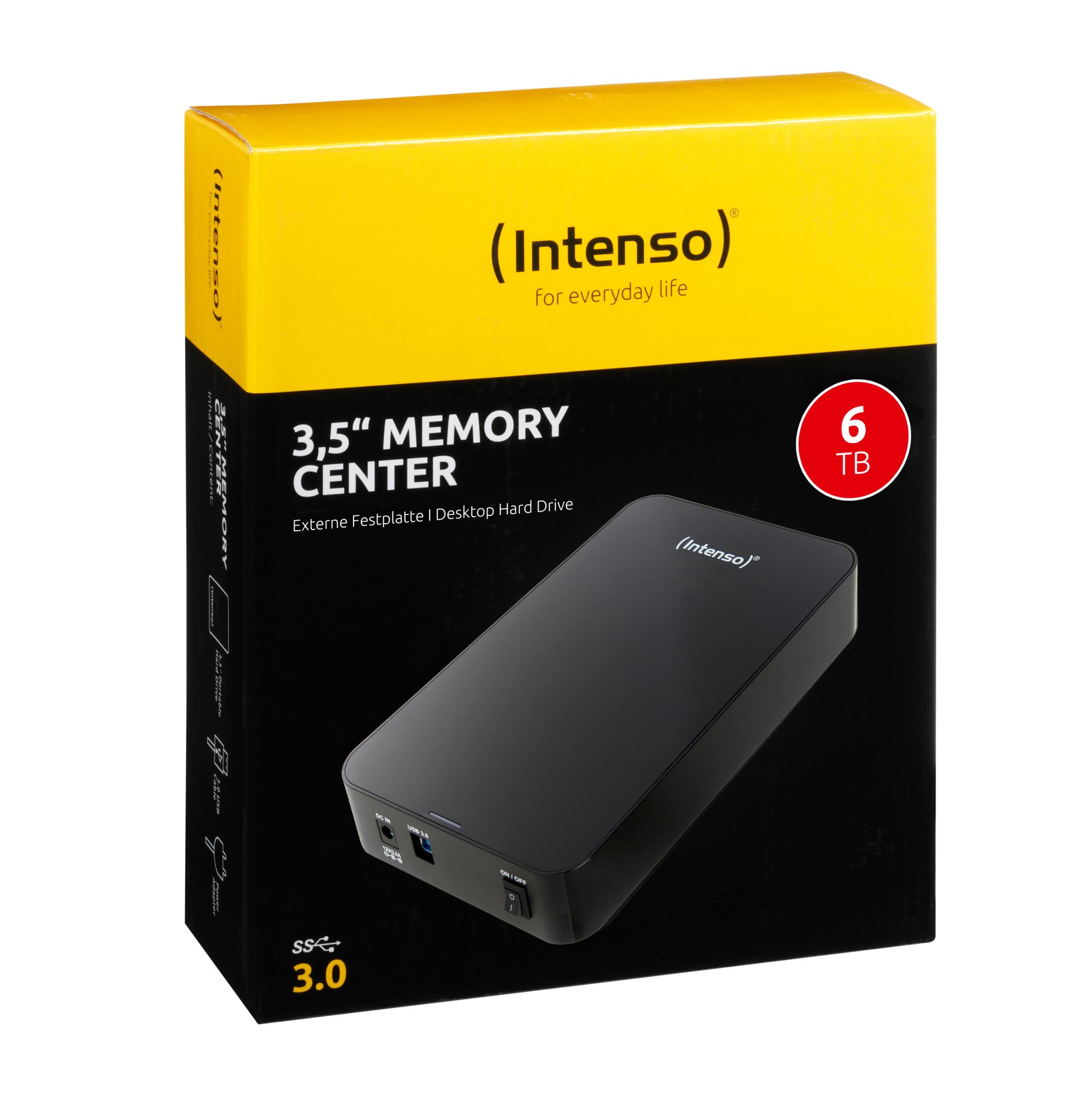 External HDD INTENSO 6031514 6TB USB 3.0 Drives 1 Rotation speed 5400 rpm Black 6031514 - Image 3