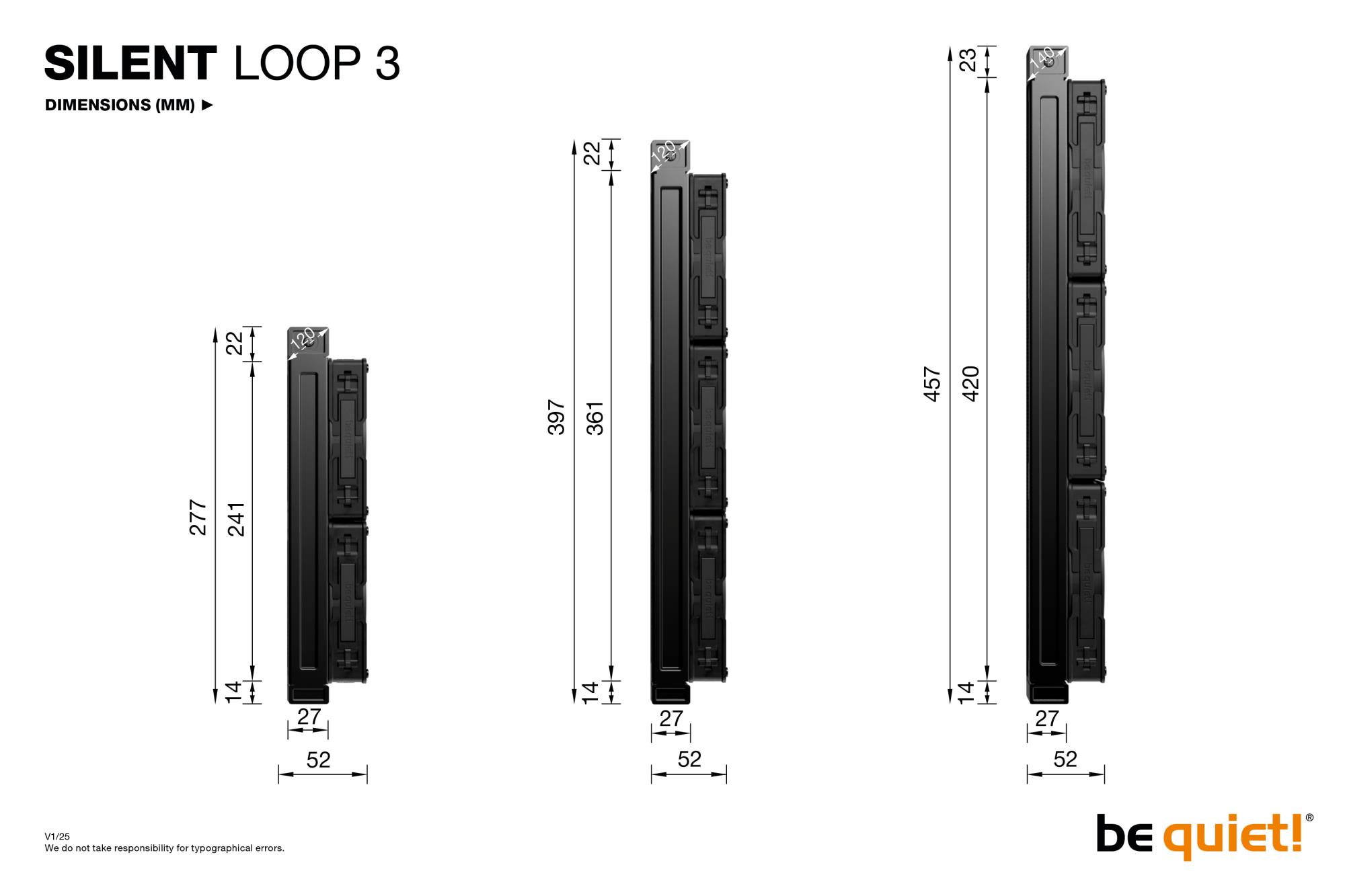 CPU COOLER S_MULTI/SILENT LOOP 3 BW026 BE QUIET - Image 8