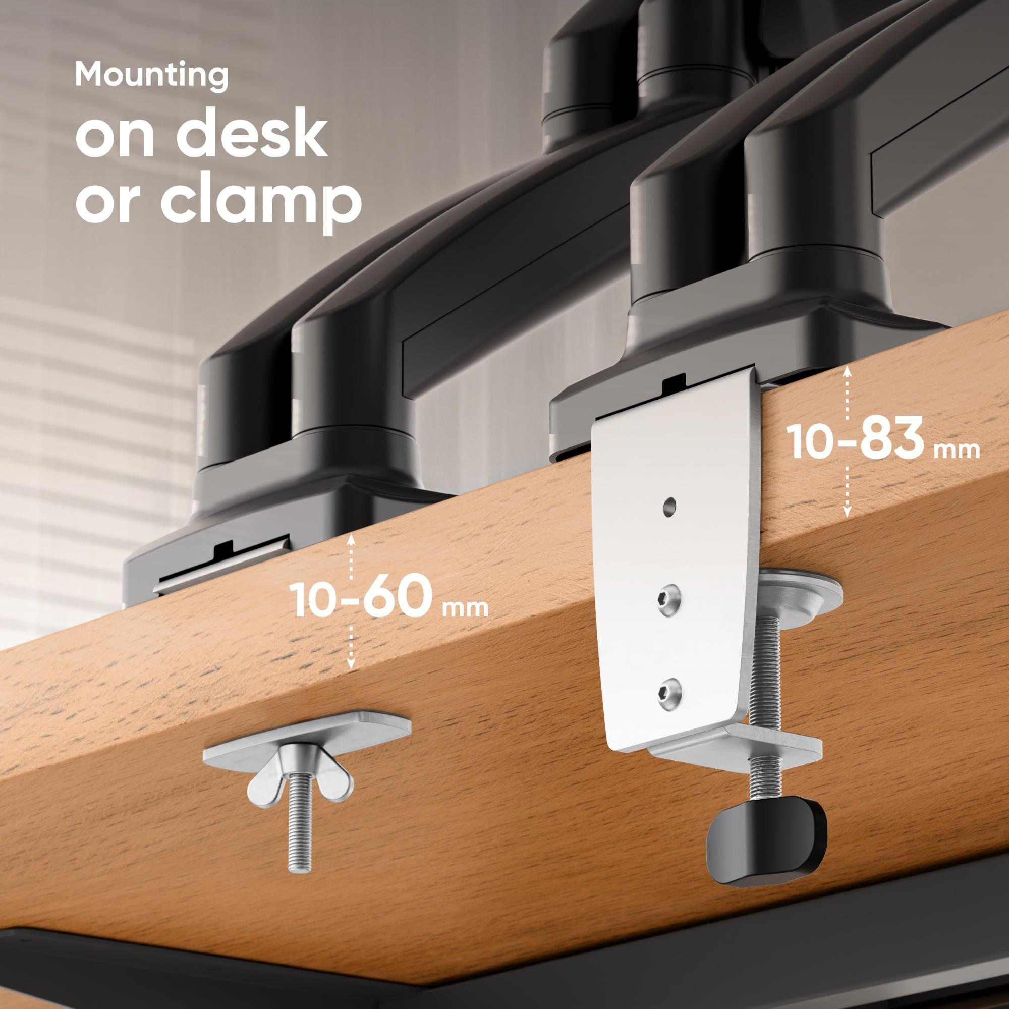 MONITOR ACC DESK MOUNT/13-32" BLACK G160-B ONKRON - Image 4