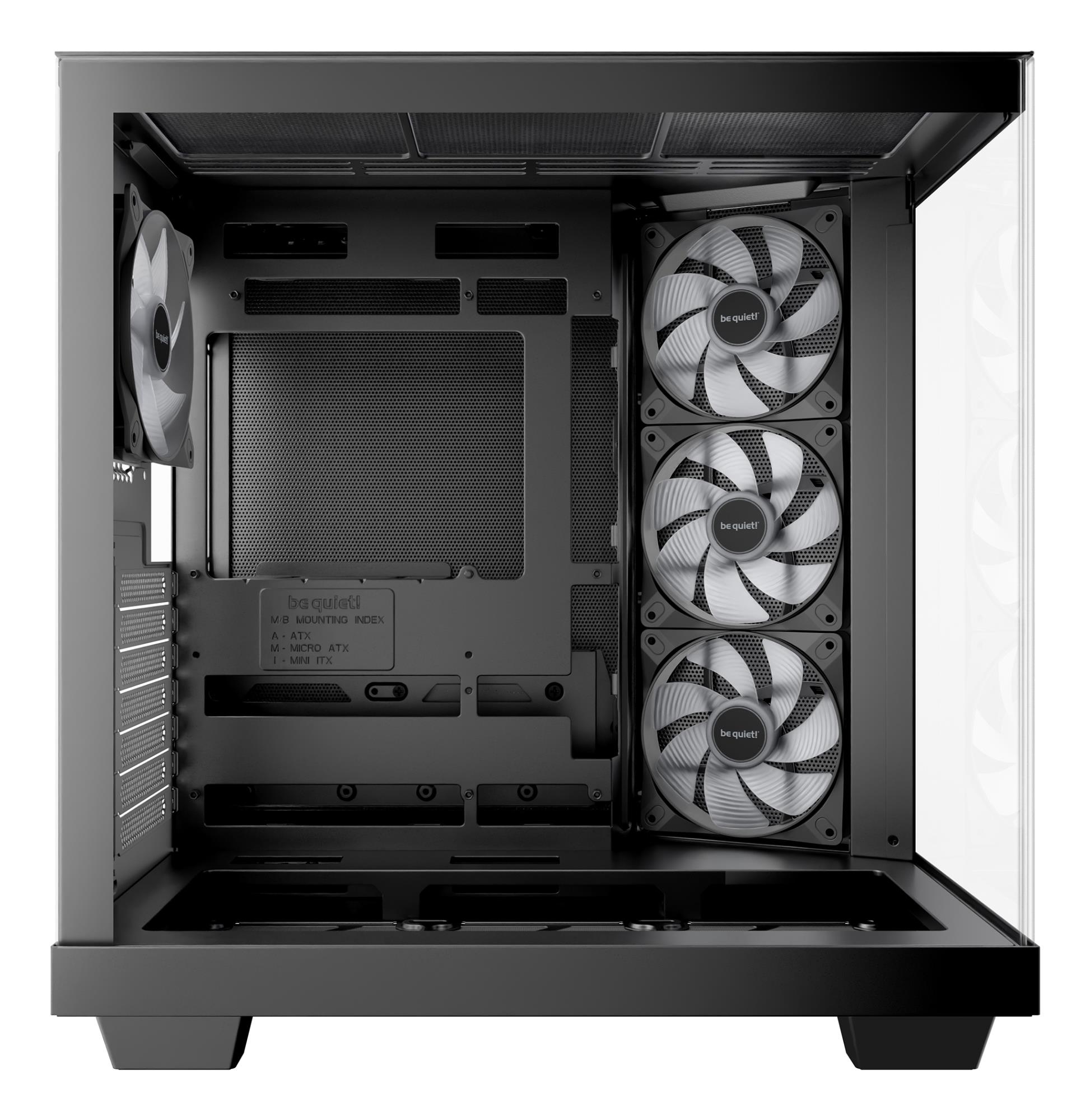 Case BE QUIET ATX/micro ATX/Mini-ITX Black Midi Tower PC BGW85 - Image 7