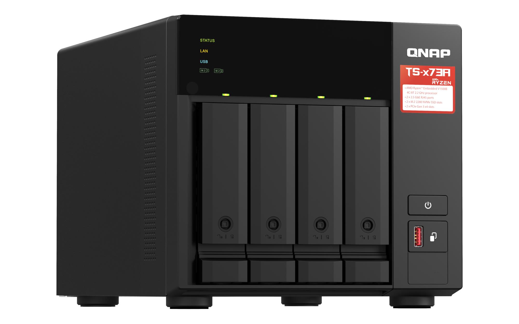 NAS STORAGE TOWER 4BAY 8GB/TS-473A-8G QNAP - Image 3