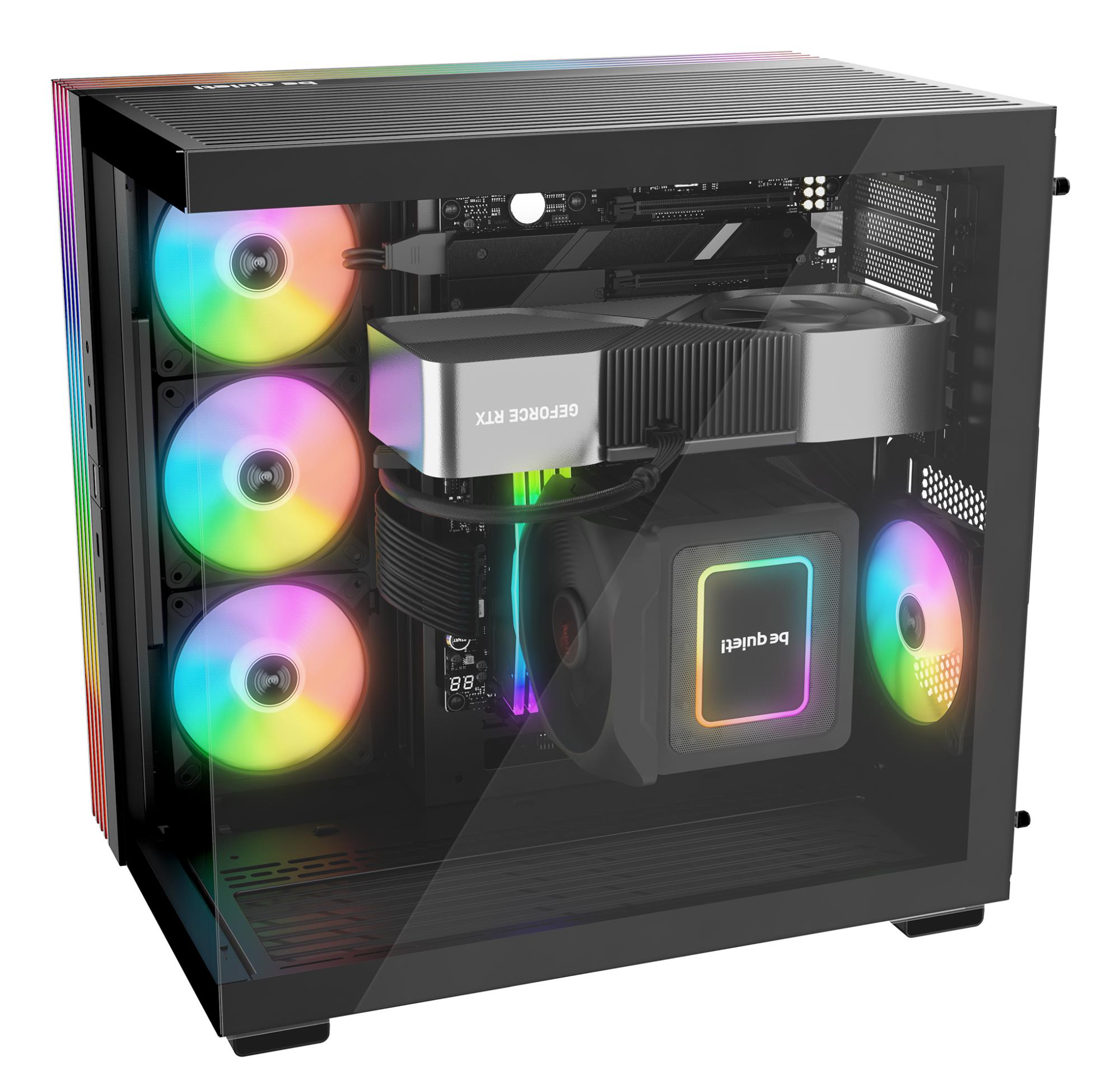 Case BE QUIET LIGHT BASE 600 DX Tower Case product features Transparent panel ATX MicroATX MiniITX Colour Black BGW65 - Image 5