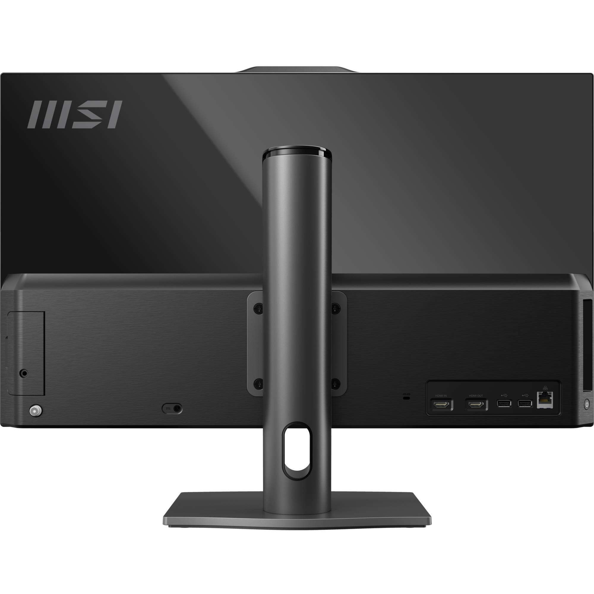 Monoblock PC MSI CPU Intel Intel Core 5 Intel Core 5 120U RAM 16 GB DDR5-SDRAM Screen 27 " 1920 x 1080 pixels Storage 512 GB SSDs 512 GB Not available On-board graphics Yes Intel® Graphics Black OS Windows 11 Pro MODERNAM272P1M-855EU - Image 5