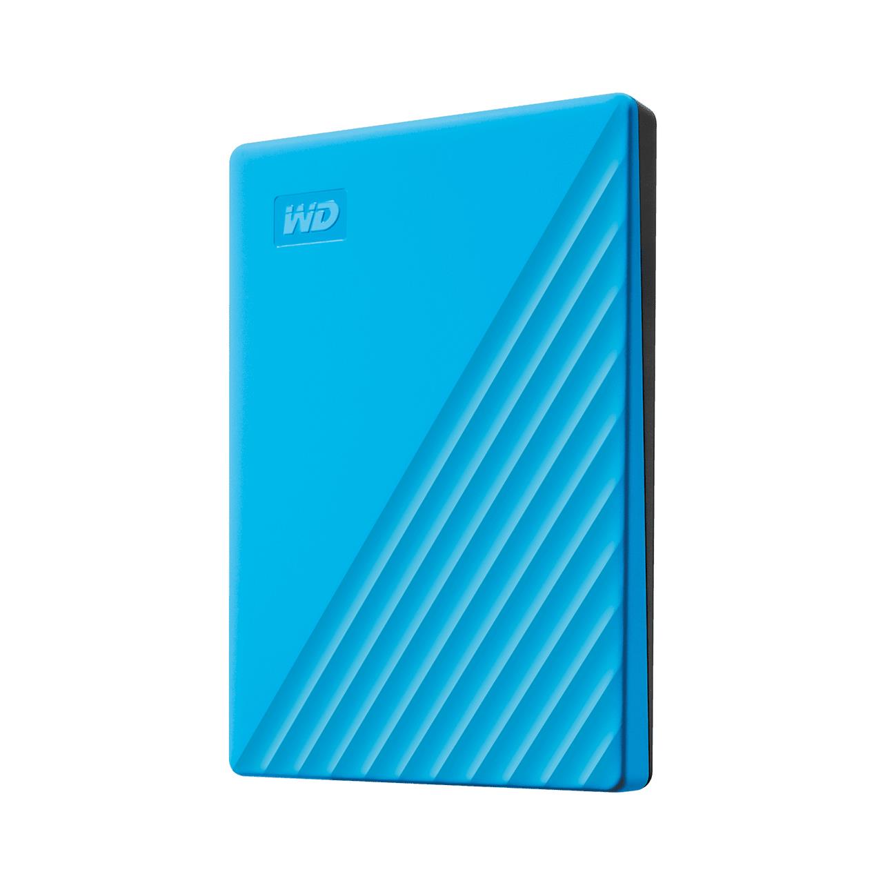 External HDD WESTERN DIGITAL My Passport 2TB USB 2.0 USB 3.0 USB 3.2 Colour Blue WDBYVG0020BBL-WESN - Image 2
