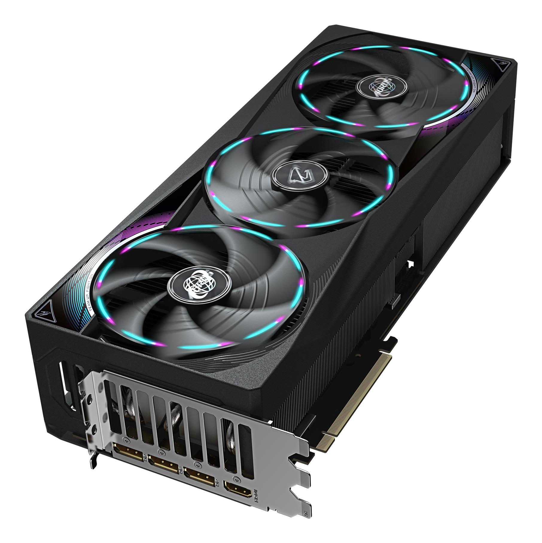 Graphics Card GIGABYTE NVIDIA GeForce RTX 5080 16 GB GDDR7 256 bit PCIE 5.0 16x GPU 2617 MHz Dual Slot Fansink 1xHDMI 3xDisplayPort GV-N5080AORUSM-16GD1.0 - Image 4