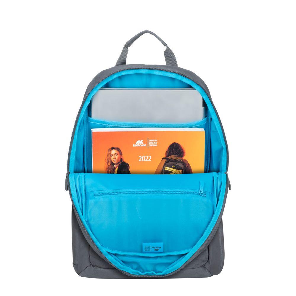 NB BACKPACK ALPENDORF ECO 16"/7561 GREY RIVACASE - Image 6