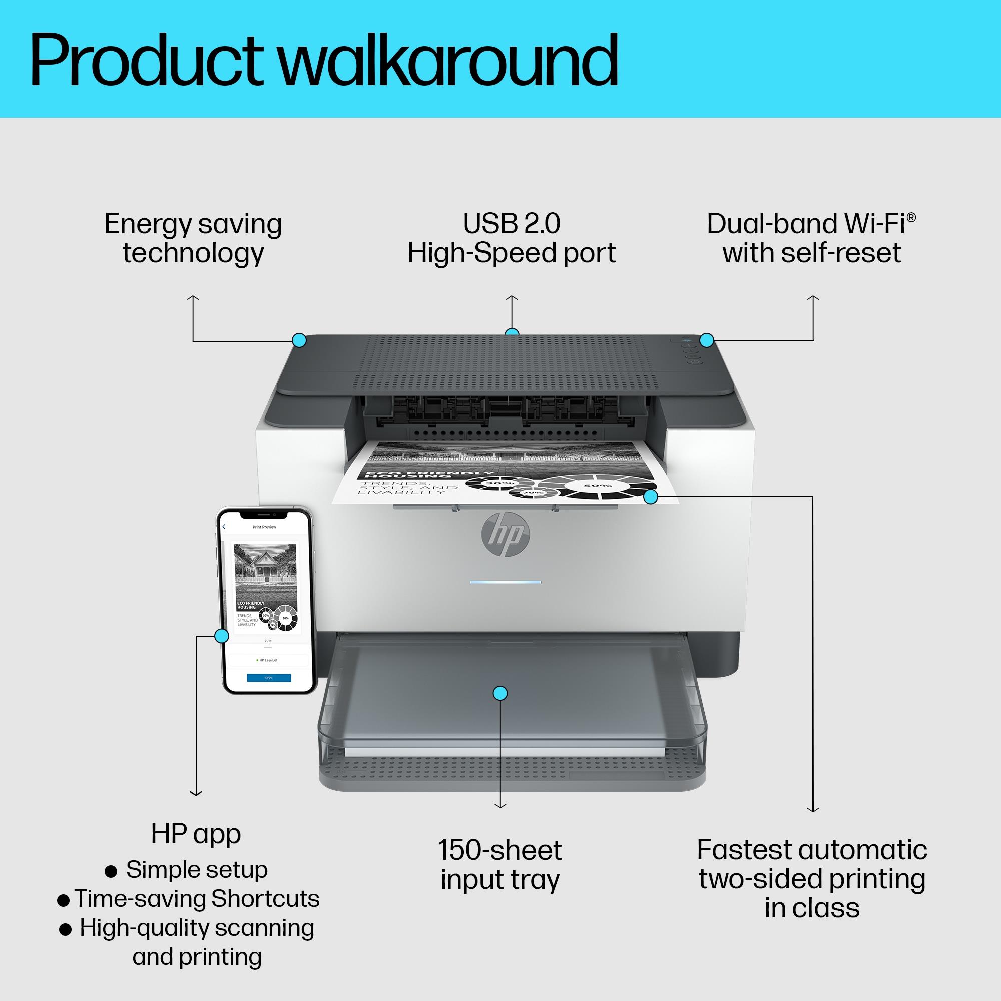 Laser Printer HP LaserJet M209DW 6GW62F - Image 7