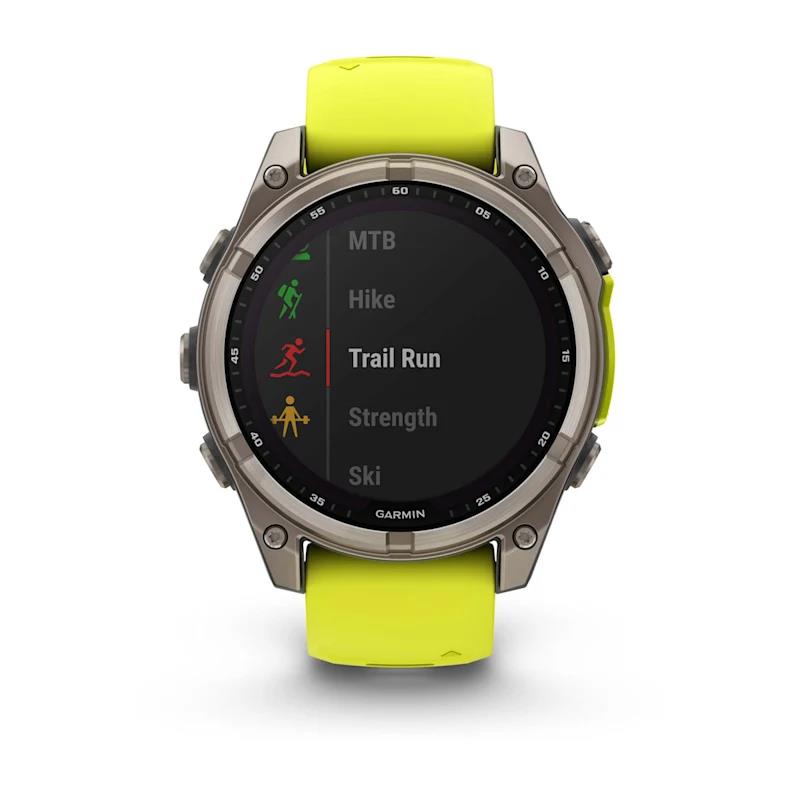 SMARTWATCH FENIX 8 SAPP. SOLAR/YELLOW 010-02906-21 GARMIN - Image 7