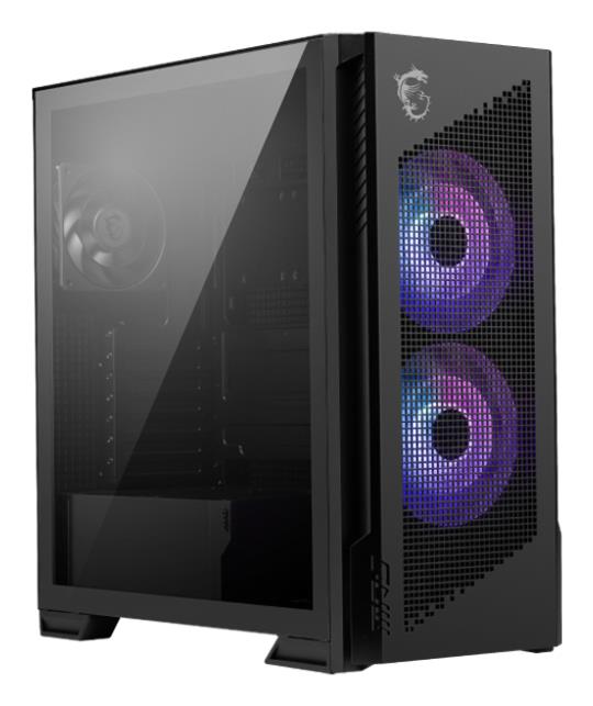 Case MSI ATX/micro ATX/Mini-ITX/EATX Black Midi Tower PC MPGVELOX300RAIRFLOWPZ - Image 2