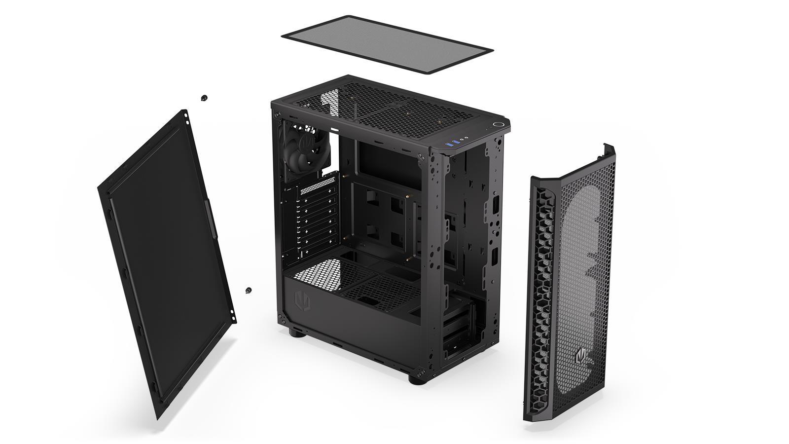 Case ENDORFY Signum 300 Solid MidiTower Not included ATX MicroATX MiniITX Colour Black EY2A003 - Image 25