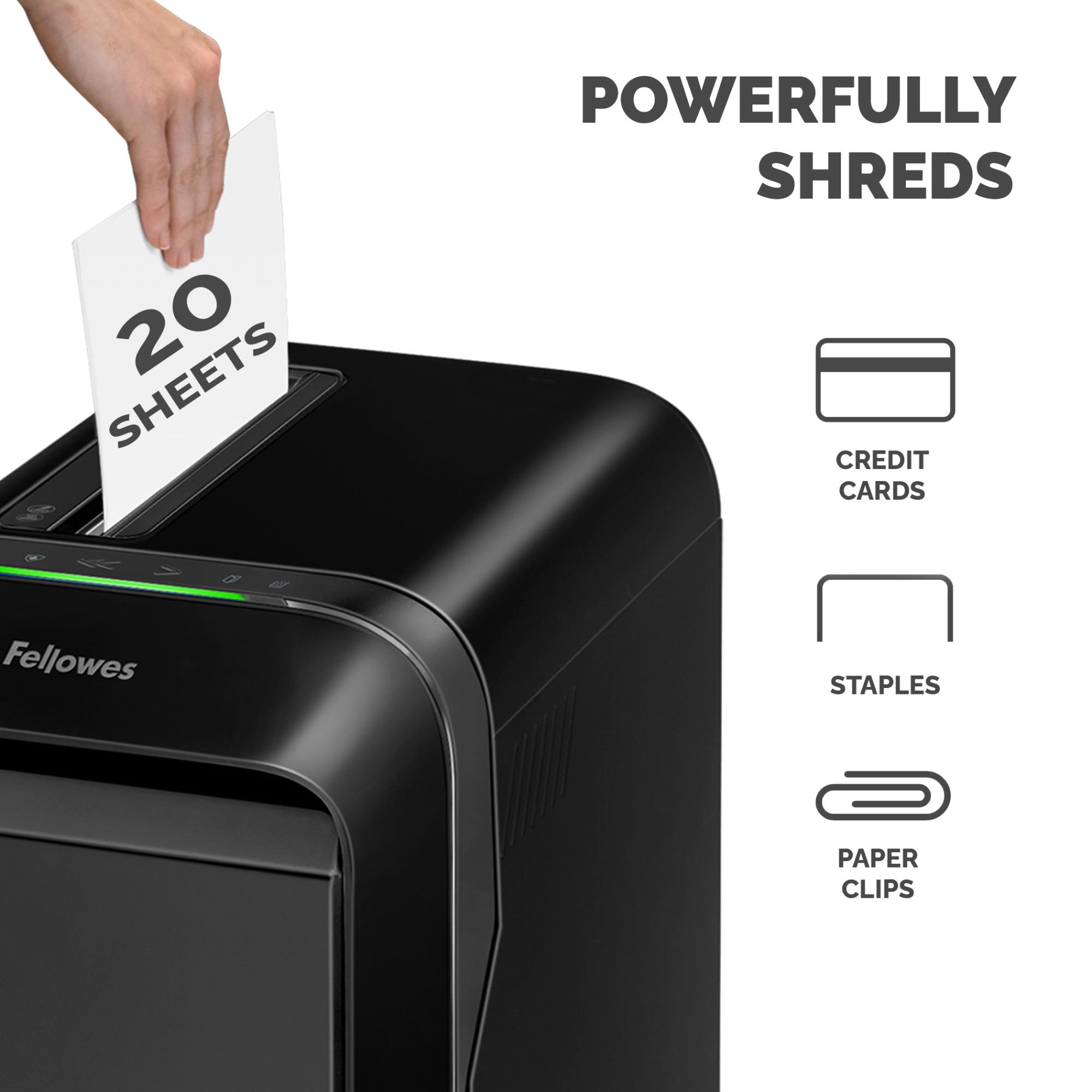 SHREDDER POWERSHRED LX220/BLACK 5502601 FELLOWES - Image 3