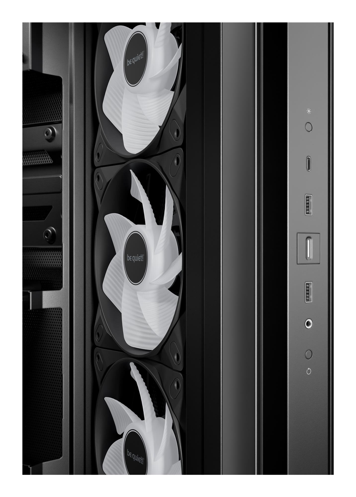 Case BE QUIET ATX/micro ATX/Mini-ITX Black Midi Tower PC BGW85 - Image 5