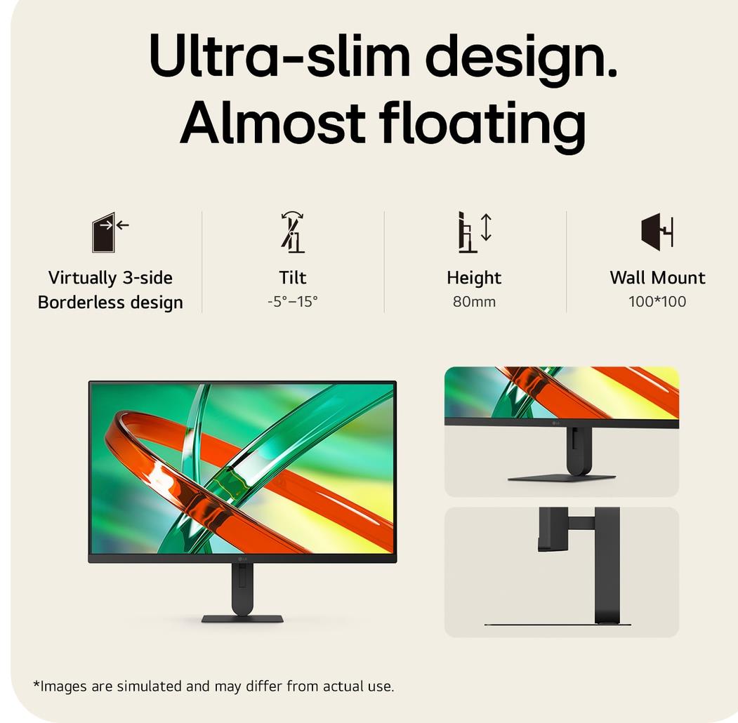 LCD Monitor LG 27 " 3840 x 2160 pixels 4K Ultra HD Native aspect ratio 16:9 LCD Flat 27U710B-B - Image 10