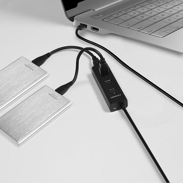 I/O HUB USB3.0 4PORT CHARGING/1.2M HUE-S2BL AXAGON - Image 10