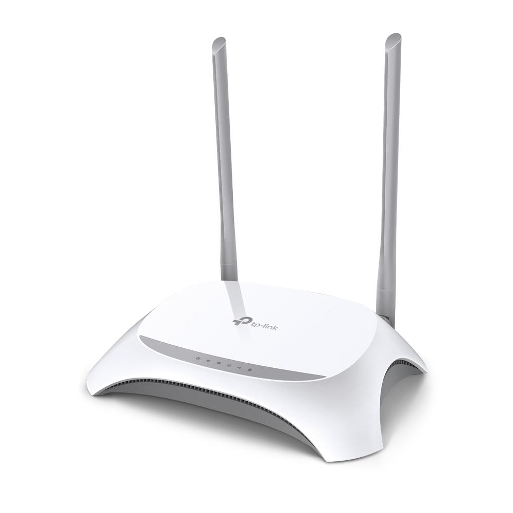 Wireless Router TP-LINK TL-MR3420 Wi-Fi 4 (802.11n) Data speed 300 Mbit/s Ethernet WAN Yes WAN connection type RJ-45 Ethernet LAN Yes 4xLAN ports USB port Yes TL-MR3420 - Image 9