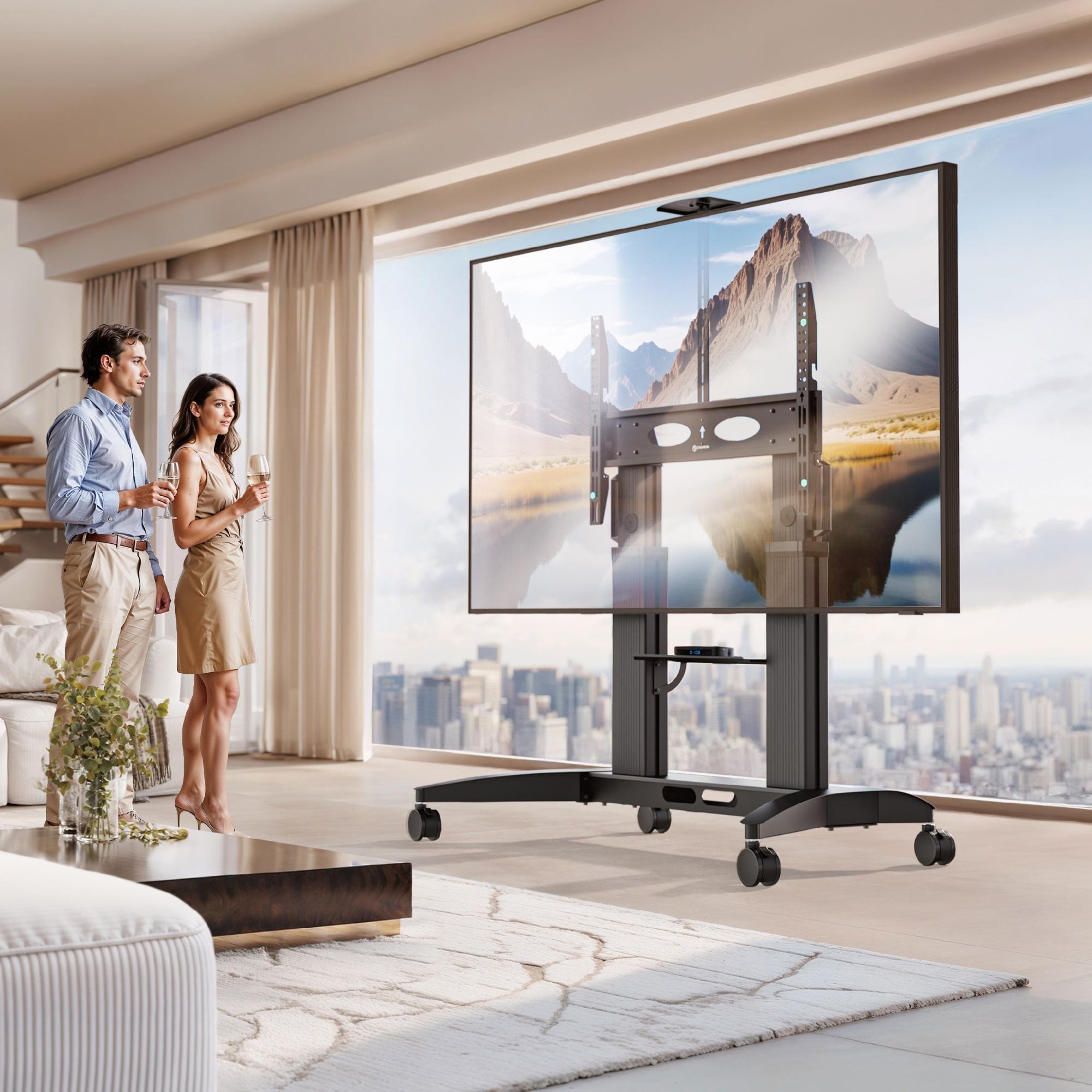 TV SET ACC MOBILE STAND/70-110" BLACK TS2821-B ONKRON - Image 8