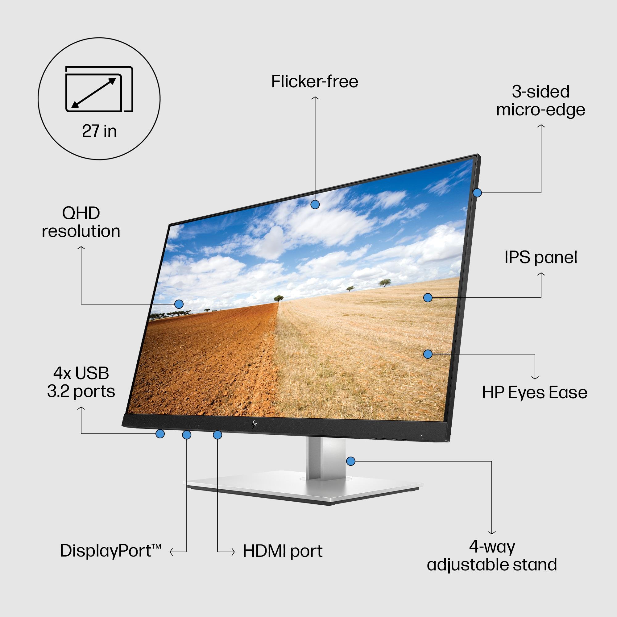 LCD Monitor HP E27q G4 27" Panel IPS 2560x1440 16:9 Matte 5 ms 9VG82AA#ABB - Image 13