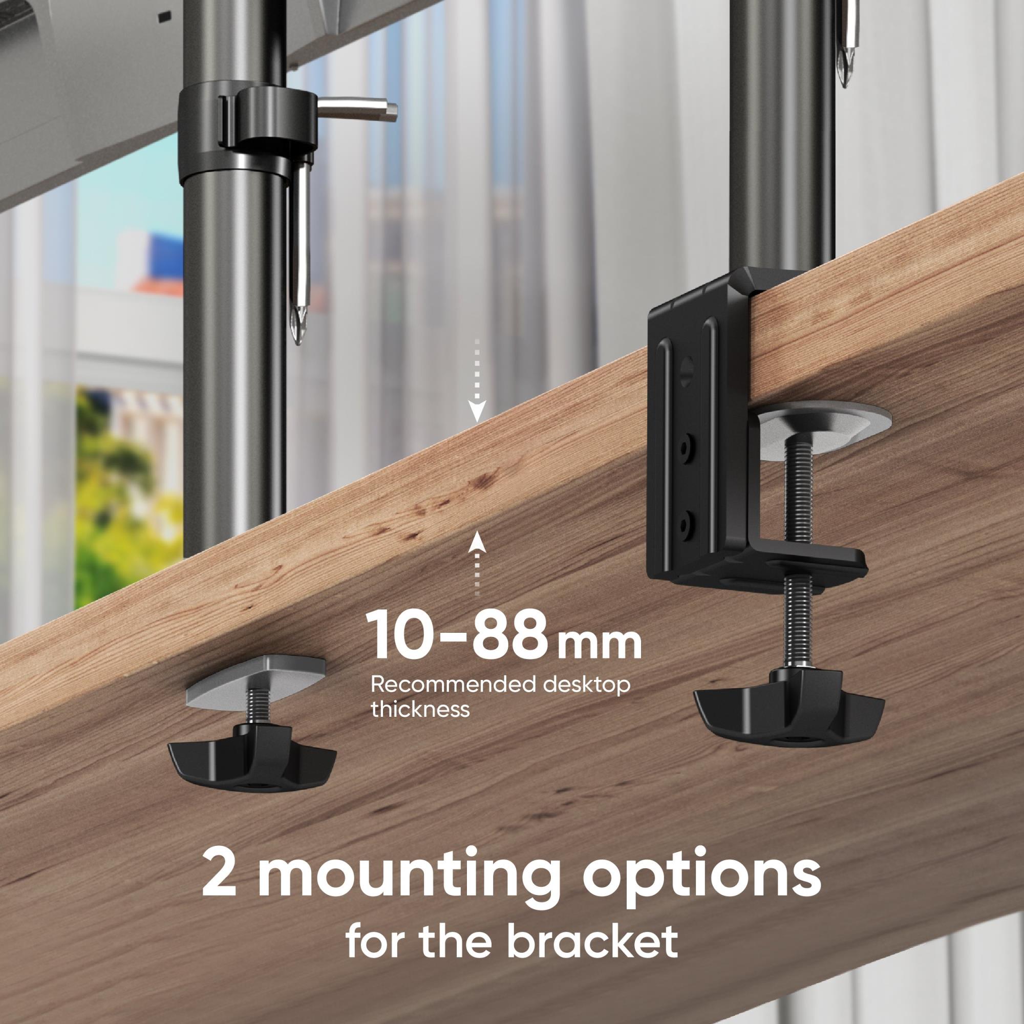 MONITOR ACC DESK MOUNT/13-32" BLACK D421E-B ONKRON - Image 8