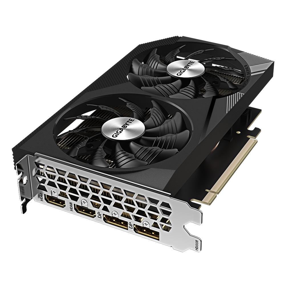Graphics Card GIGABYTE NVIDIA GeForce RTX 3050 8 GB GDDR6 128 bit PCIE 4.0 16x Memory 14000 MHz 2xHDMI 2xDisplayPort GV-N3050WF2OCV2-8GD - Image 4