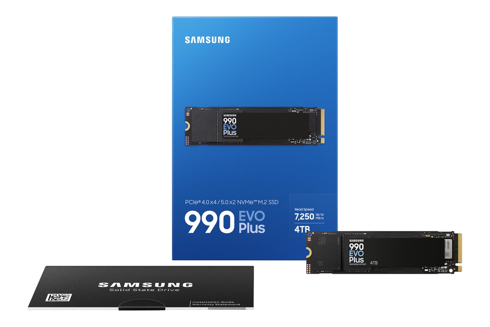 SSD SAMSUNG 990 EVO Plus 4TB M.2 PCIe Gen5 NVMe TLC Write speed 6300 MBytes/sec Read speed 7250 MBytes/sec 2.38mm TBW 2400 TB MZ-V9S4T0BW - Image 8