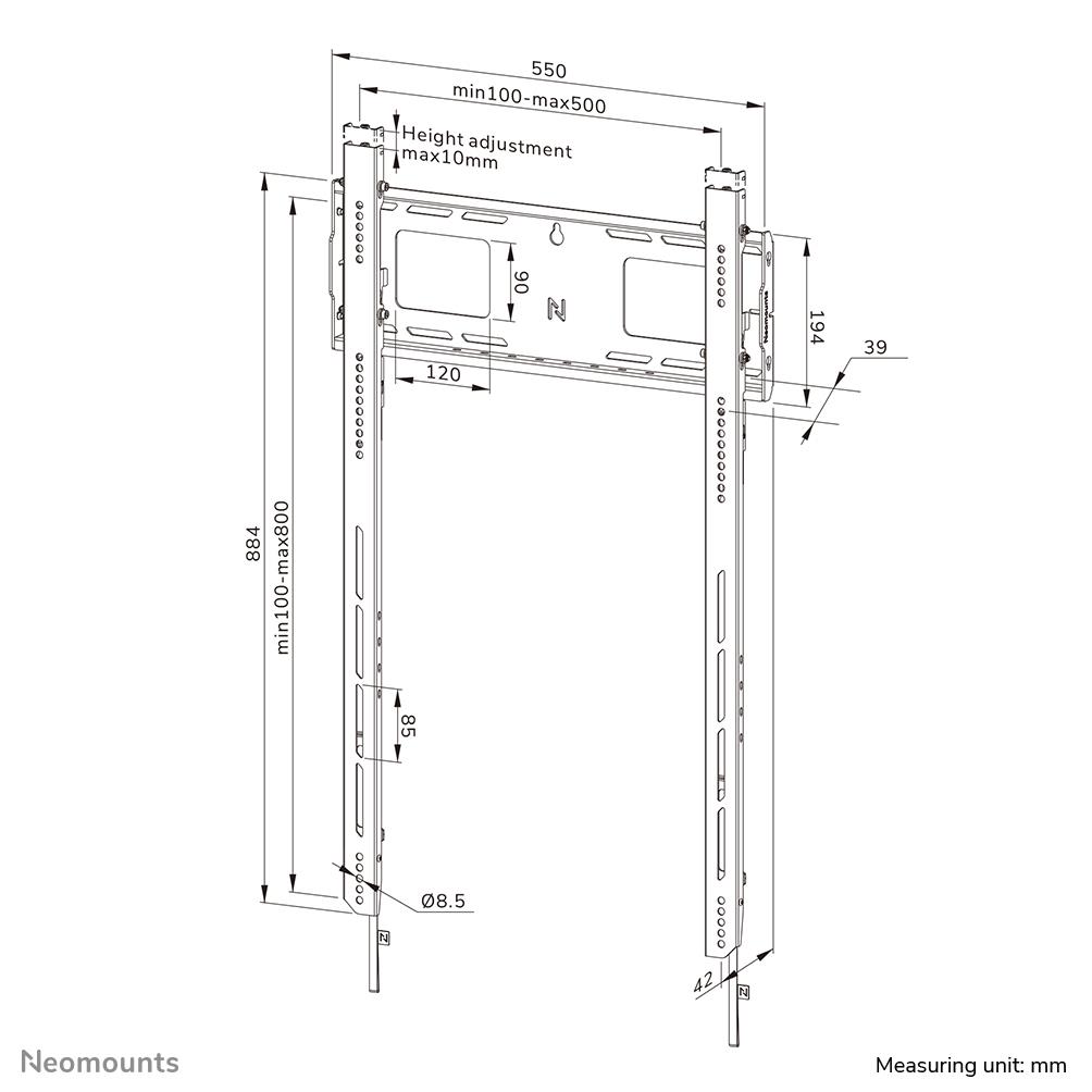 TV SET ACC WALL MOUNT/WL30-750BL18P NEOMOUNTS - Image 19