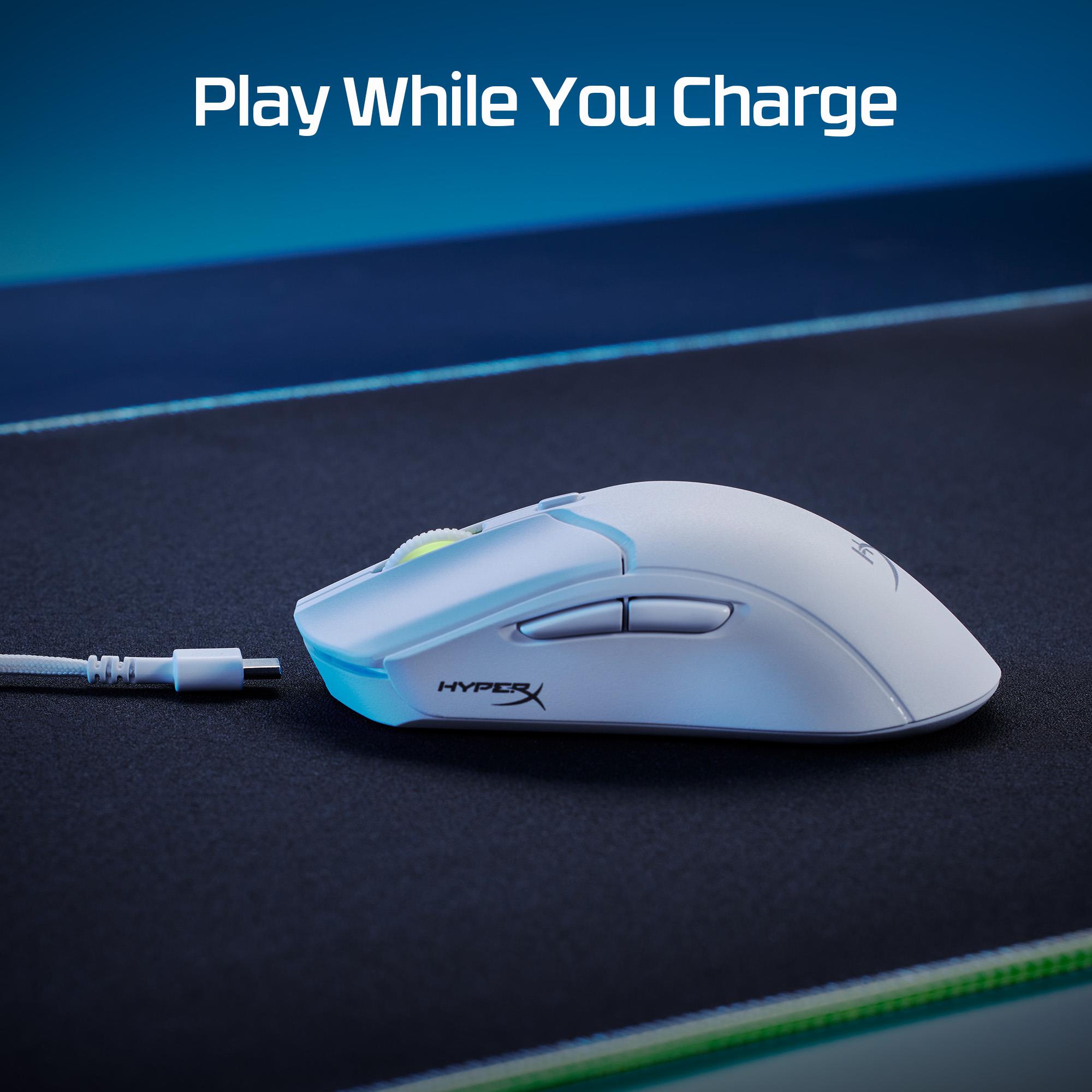 MOUSE USB OPTICAL WRL/PULSEFIRE HASTE 2 WHITE HYPERX - Image 7