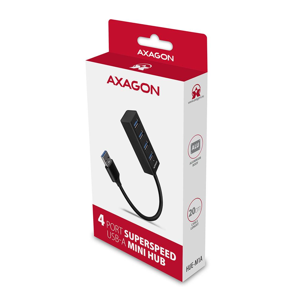 I/O HUB USB3.2 4PORT MINI/0.2M HUE-M1A AXAGON - Image 10