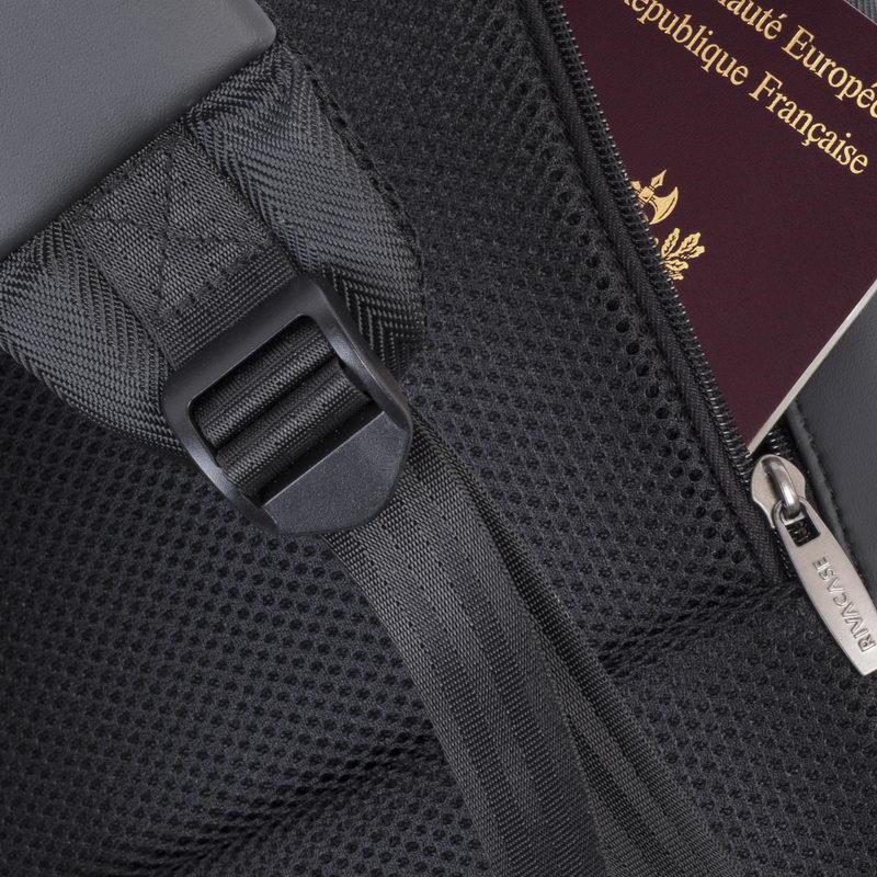 NB BACKPACK NARITA 14"/8125 BLACK RIVACASE - Image 4