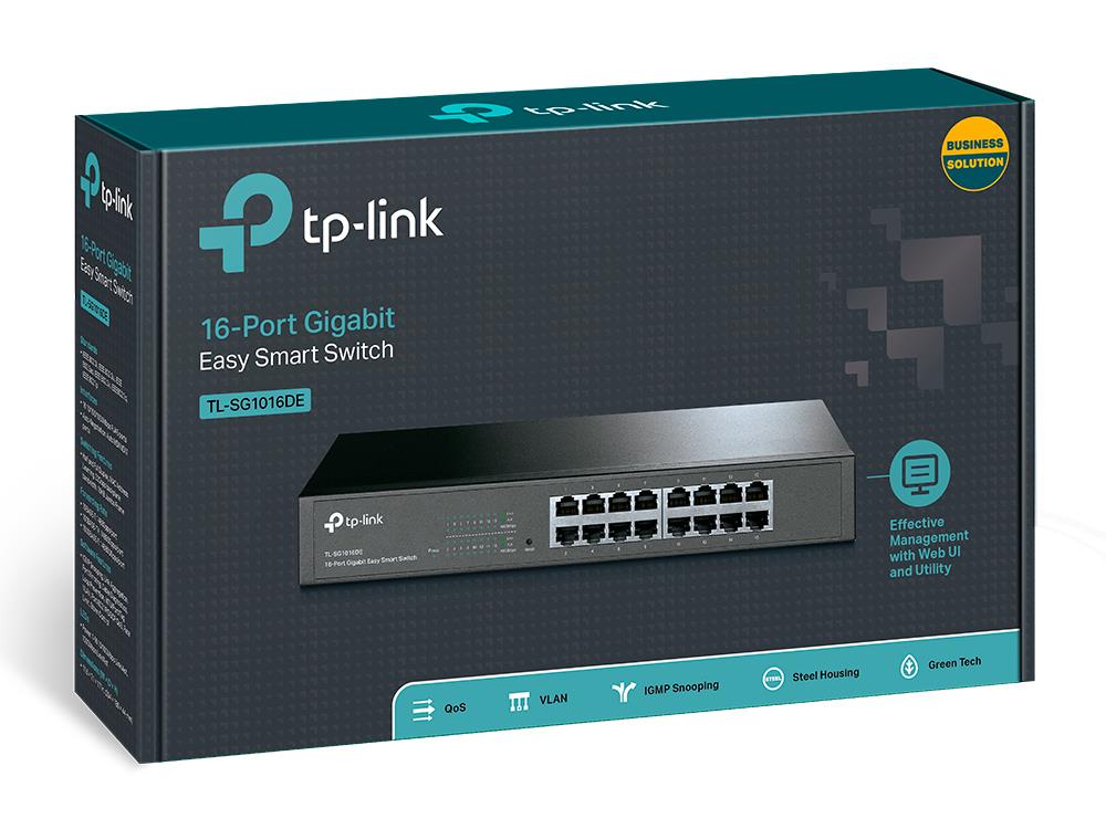 Switch TP-LINK 16x10Base-T / 100Base-TX / 1000Base-T TL-SG1016DE - Image 4