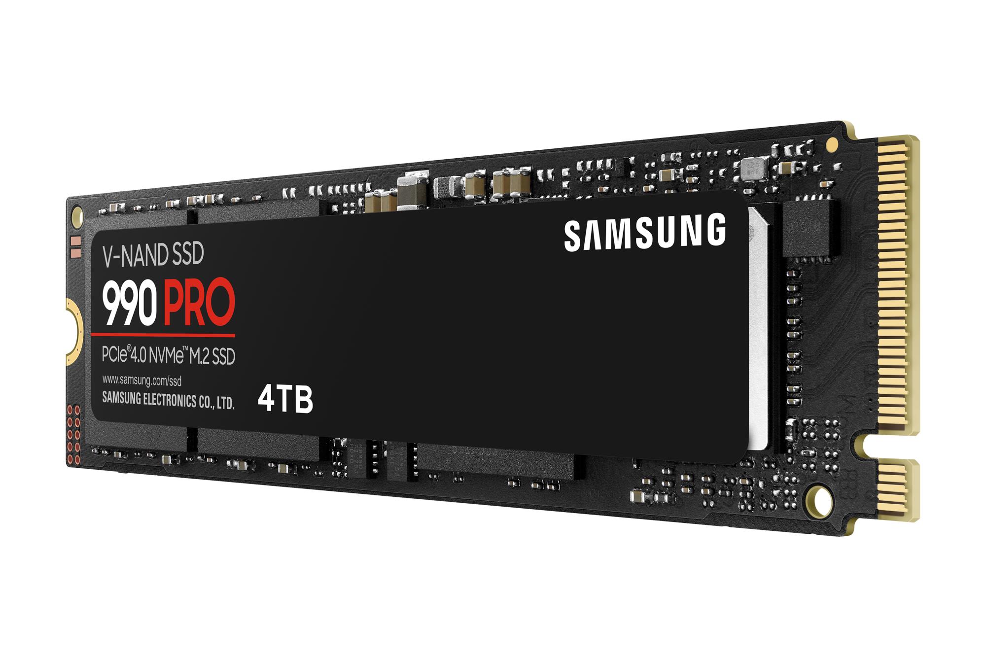 SSD SAMSUNG 990 PRO 4TB M.2 PCIe Gen4 NVMe TLC Write speed 6900 MBytes/sec Read speed 7450 MBytes/sec 2.3mm TBW 2400 TB MTBF 1500000 hours MZ-V9P4T0BW - Image 3