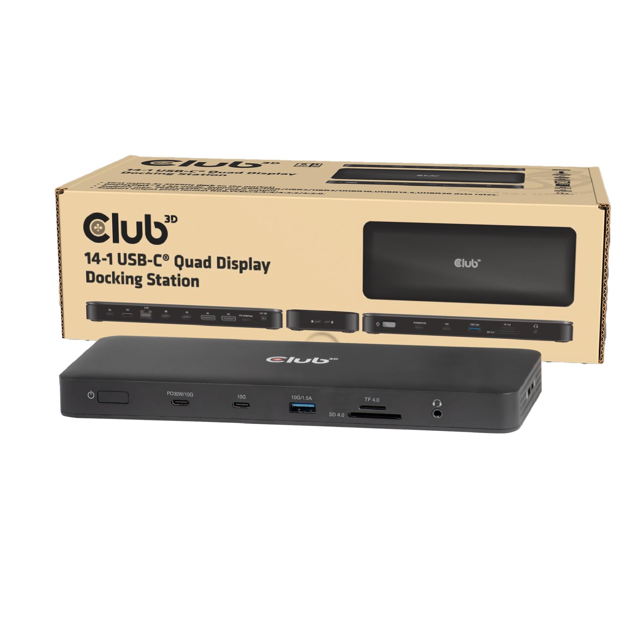 NB ACC DOCKING STATION 14IN1/USB-C 150W CSV-2540 CLUB3D - Image 2