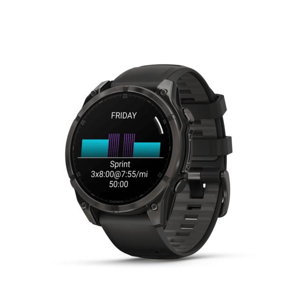 SMARTWATCH FENIX 8 SAPPHIRE/BLACK/GRAY 010-02904-21 GARMIN - Image 8