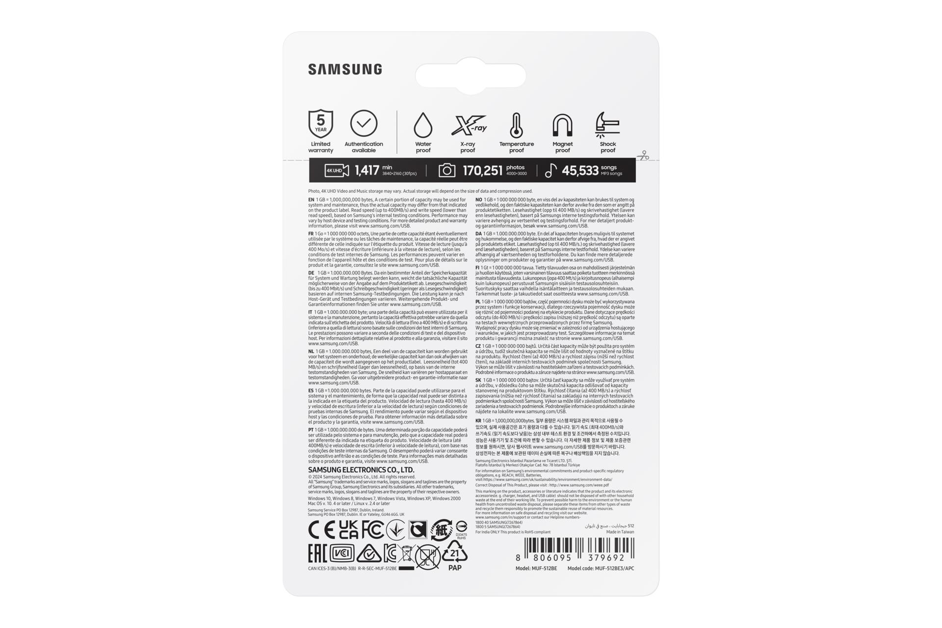 MEMORY DRIVE FLASH USB3.2/512GB MUF-512BE3/APC SAMSUNG - Image 8