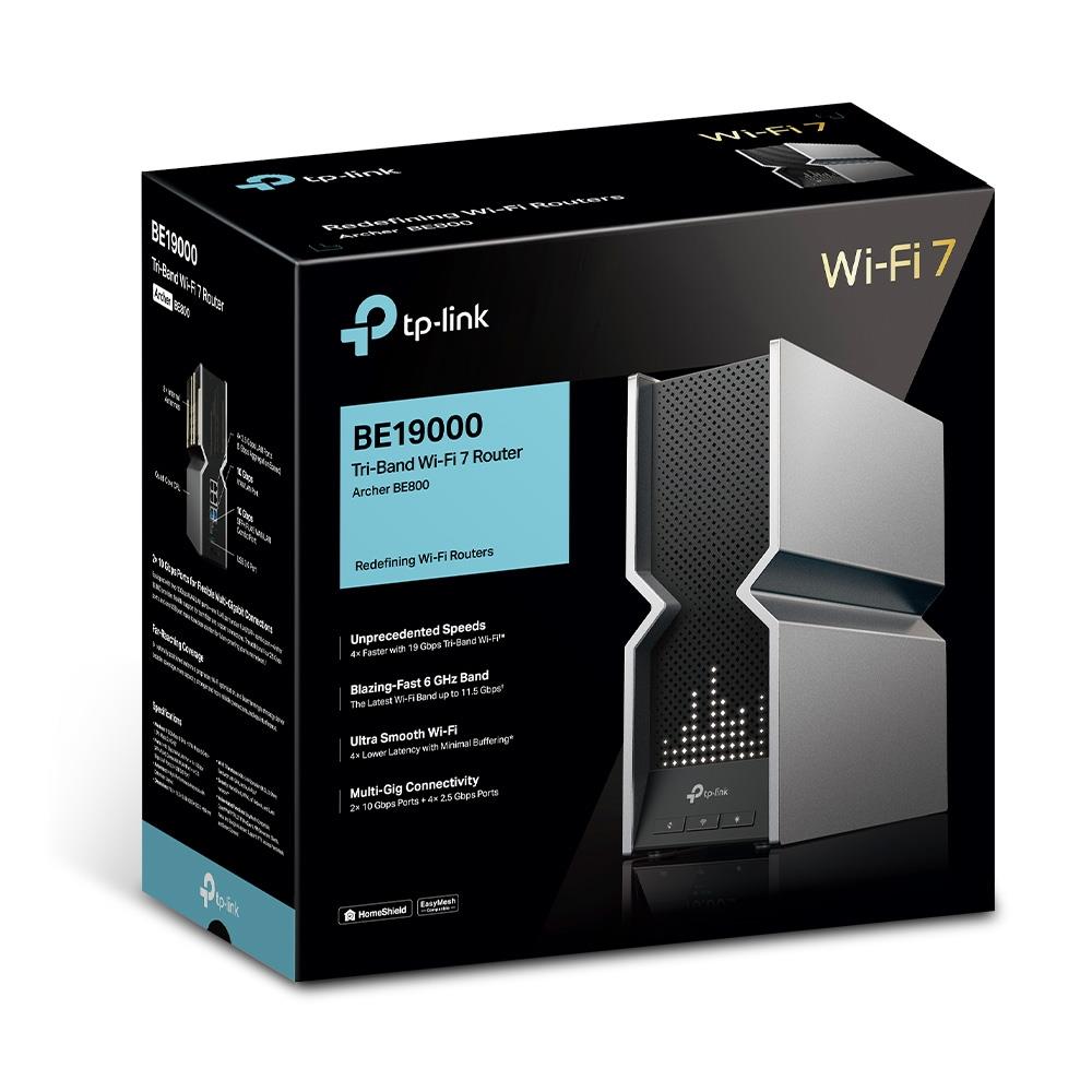 Wireless Router TP-LINK Wireless Router 19000 Mbps Mesh Wi-Fi 7 USB 3.0 4x2.5GbE 2x10GbE LAN WAN ports 2 Number of antennas 8 ARCHERBE800 - Image 6