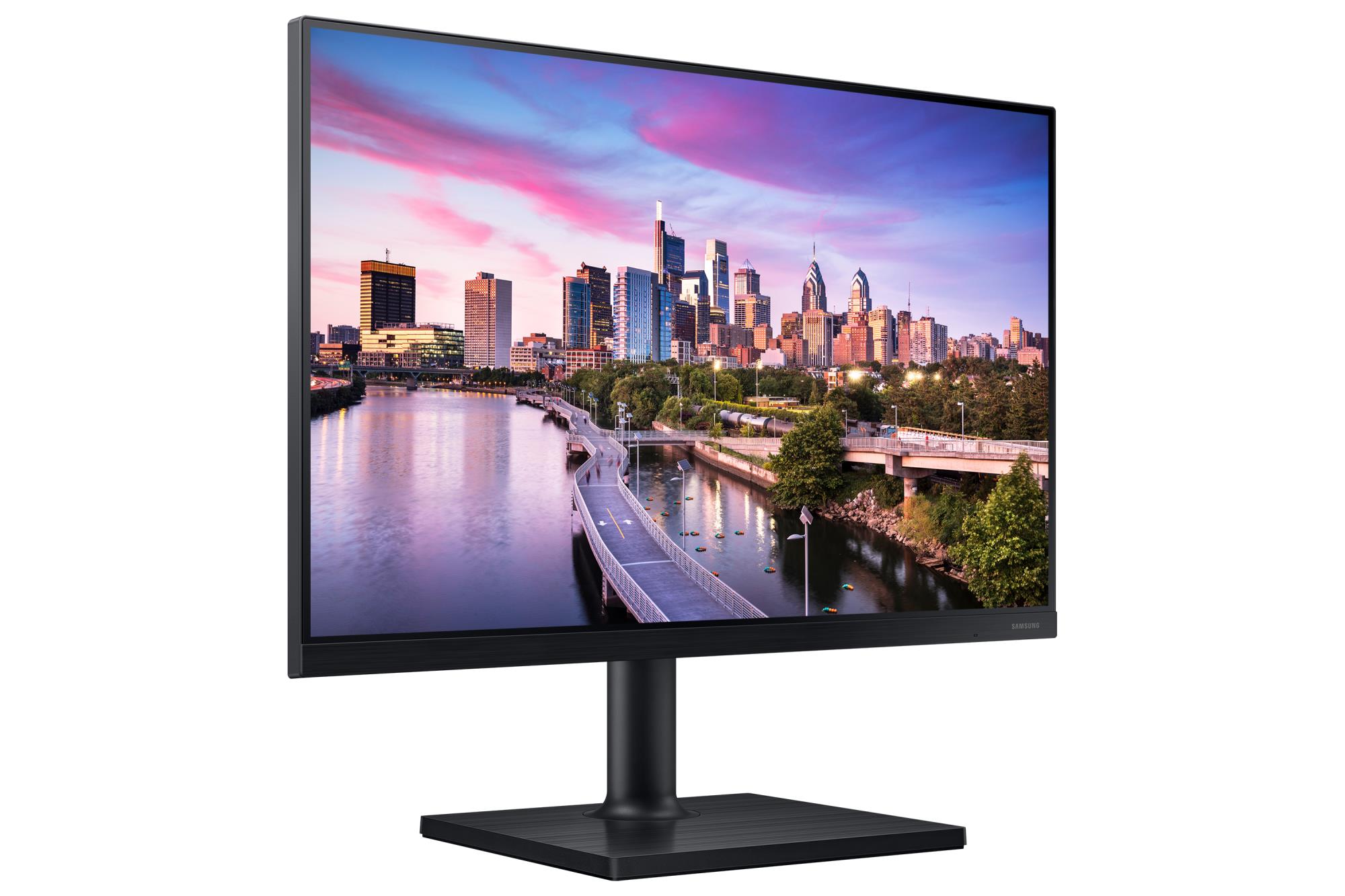 LCD Monitor SAMSUNG T45F 24" Business Panel IPS 1920x1200 16:10 75Hz Speakers Swivel Pivot Height adjustable Tilt Colour Black LF24T450GYUXEN - Image 3