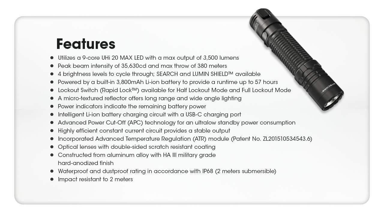 FLASHLIGHT EDC SERIES/EDC31 NITECORE - Image 5