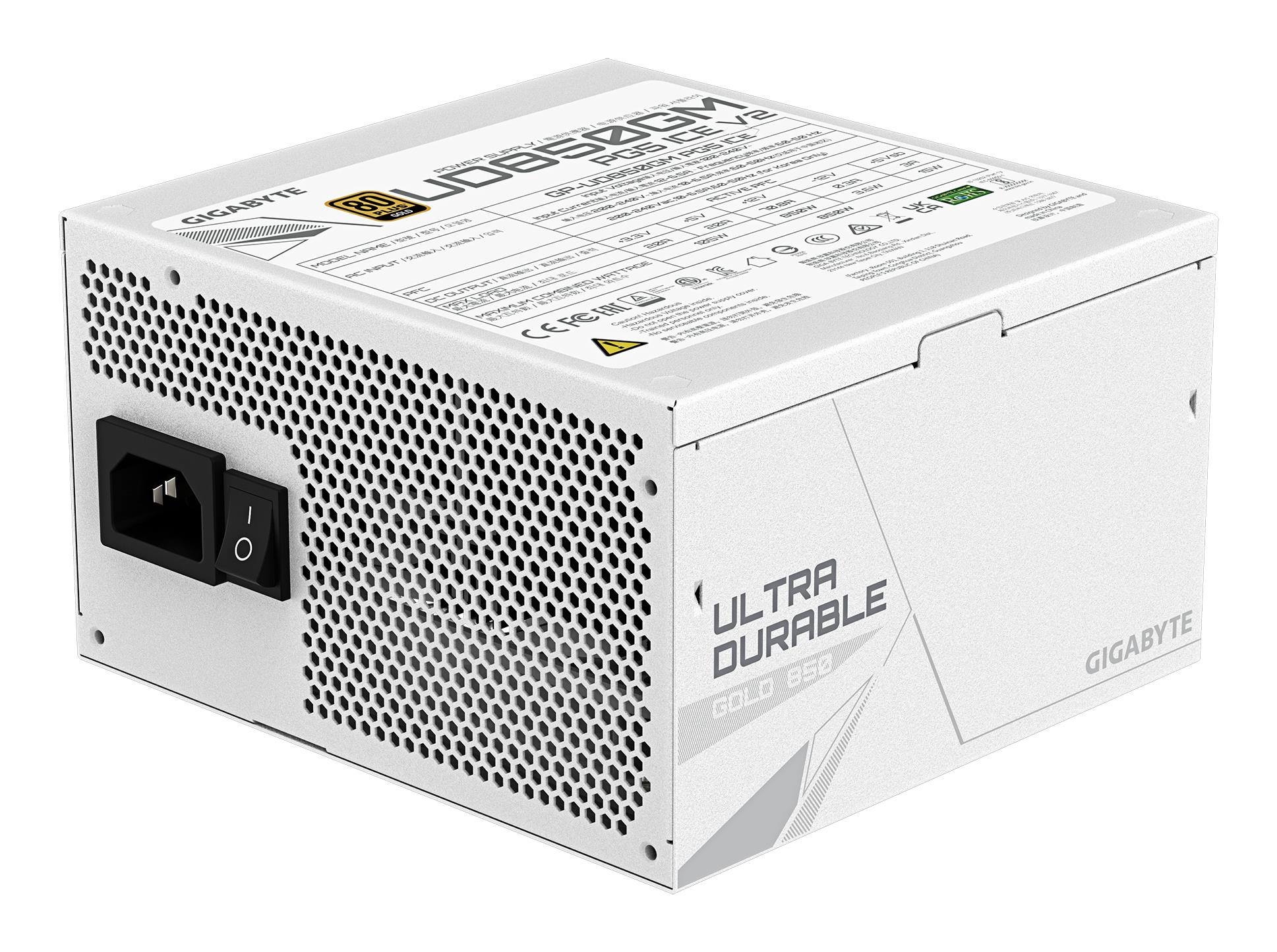Power Supply GIGABYTE UD850GM PG5 ICE? ATX PC 100 - 240 V 850 W GP-UD850GMPG5ICE - Image 4
