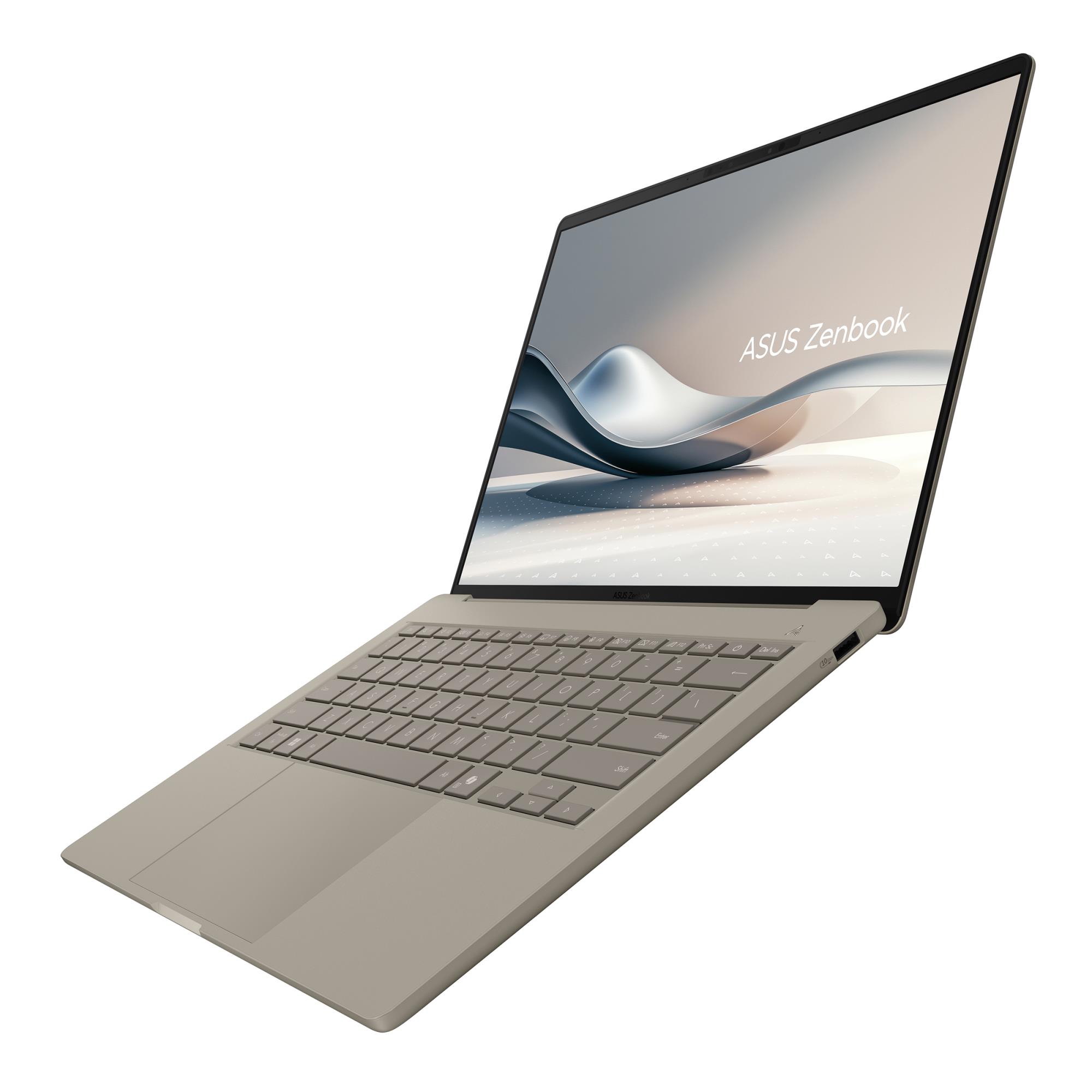 Notebook ASUS ZenBook Series UX3407QA-QD202W CPU Qualcomm Snapdragon X1-26-100 3 GHz 14 " 1920 x 1200 pixels RAM 16 GB LPDDR5x-SDRAM SSD 512 GB Discrete graphics Not available On-board graphics Yes OS installed Windows 11 Home Colour Beige Weight 980 g 90NB1501-M00E30 - Image 5