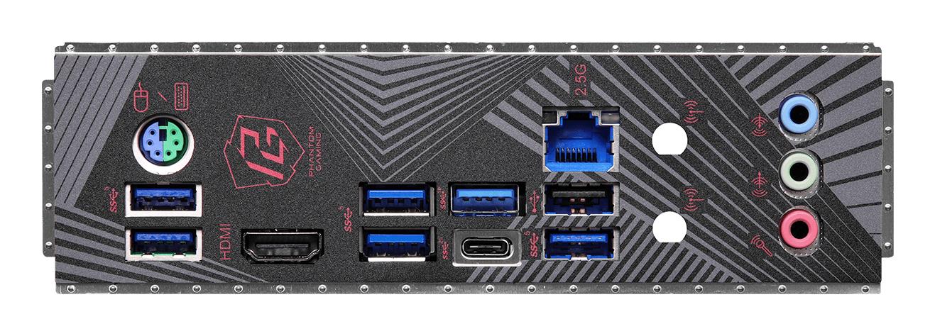 Mainboard ASROCK Intel Z790 LGA1700 ATX Memory DDR5 Memory slots 4 3xPCI-Express 3.0 1x 1xPCI-Express 4.0 16x 1xPCI-Express 5.0 16x 4xM.2 1xHDMI 1xAudio-In 1xAudio-Out 1xMicrophone 1xUSB 2.0 6xUSB 3.2 1xUSB-C 1xRJ45 Z790PGLIGHTNING - Image 5
