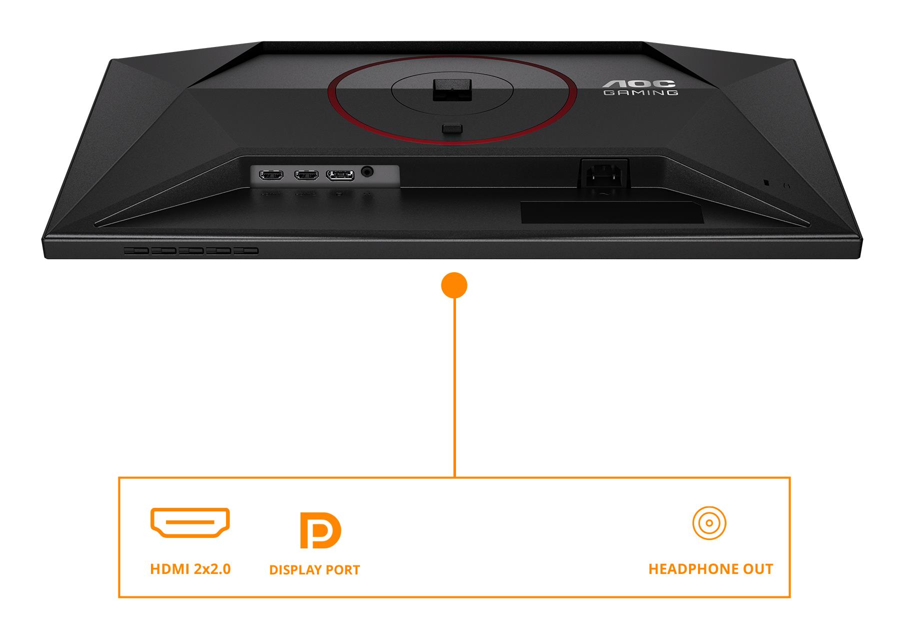 LCD Monitor AOC 23.8 " 1920 x 1080 pixels Full HD Native aspect ratio 16:9 LED Flat 24G4ZR - Image 4