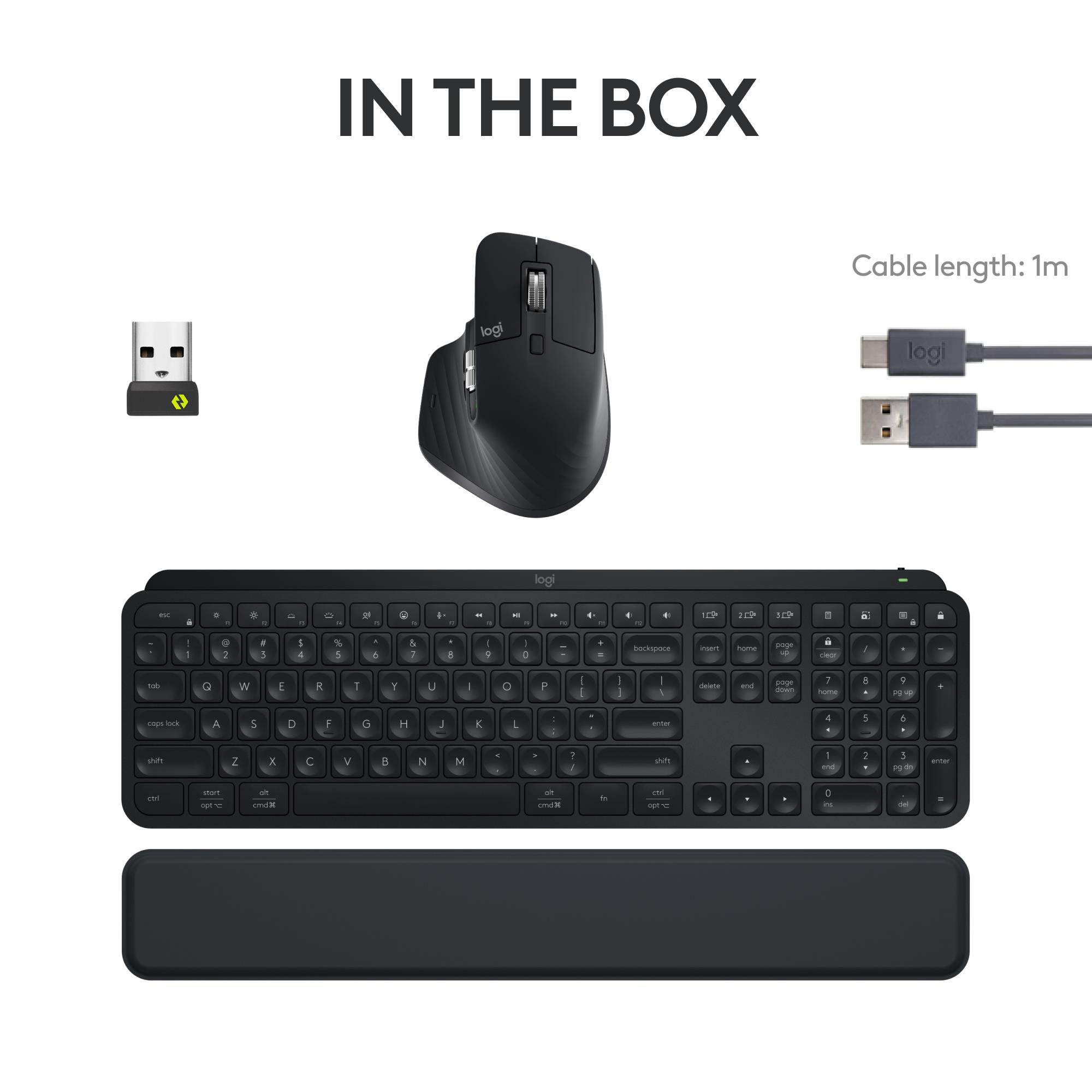 KEYBOARD +MOUSE COMBO MXKEYS S/BLACK 920-011614 LOGITECH - Image 14