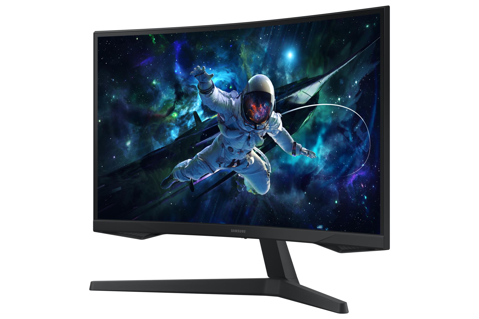 LCD Monitor SAMSUNG LS27CG552EUXEN 27" Gaming/Curved Panel VA 2560x1440 16:9 165 Hz Matte 1 ms Height adjustable Colour Black LS27CG552EUXEN - Image 3